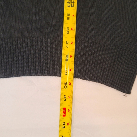 J Crew Large 1/4 Zip Sweater Black - Picture 4 of 6